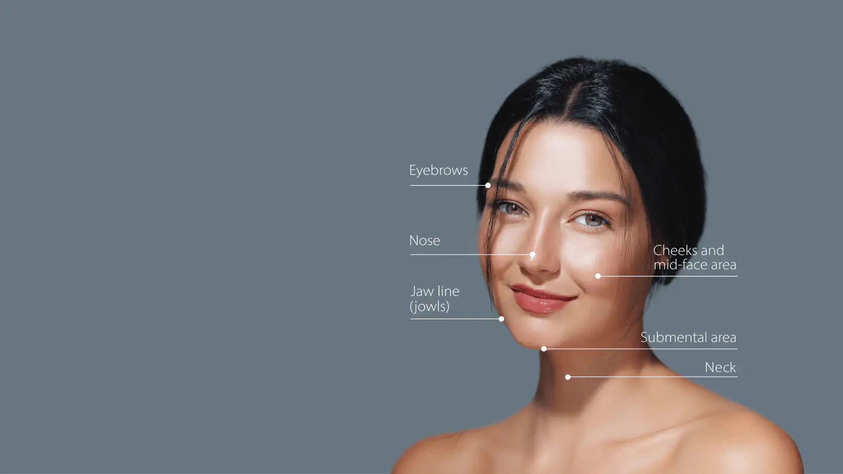 Aptos Threads – Lift •<br />
Tighten • Define Face,<br />
Neck & Nose
